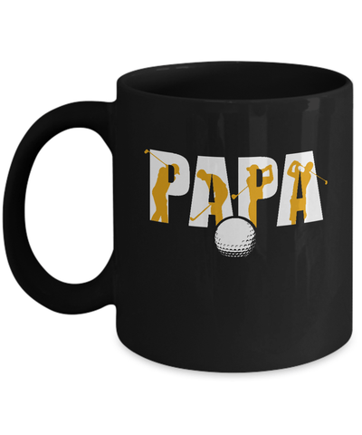 Golf Papa Father's Day Mug Coffee Mug | Teecentury.com