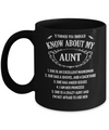 5 Things You Should Know About My Aunt Niece Mug Coffee Mug | Teecentury.com