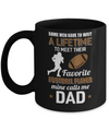 Funny My Favorite Football Player Calls Me Dad Mug Coffee Mug | Teecentury.com