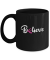 Believe Breast Cancer Awareness Fight Mug Coffee Mug | Teecentury.com