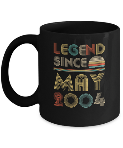 Legend Since May 2004 Vintage 18th Birthday Gifts Mug Coffee Mug | Teecentury.com