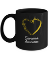 Butterfly Believe Sarcoma Awareness Ribbon Gifts Mug Coffee Mug | Teecentury.com
