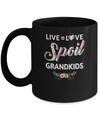 Funny Grandma Live Love Spoil Grandkids Mothers Day Mug Coffee Mug | Teecentury.com
