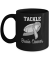 Football Survivor Tackle Gray Brain Cancer Awareness Mug Coffee Mug | Teecentury.com