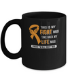 This Is My Fight Multiple Sclerosis Awareness Mug Coffee Mug | Teecentury.com