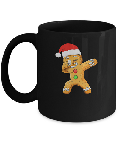 Dabbing Gingerbread Santa Christmas Kids Boys Xmas Cookie Mug Coffee Mug | Teecentury.com