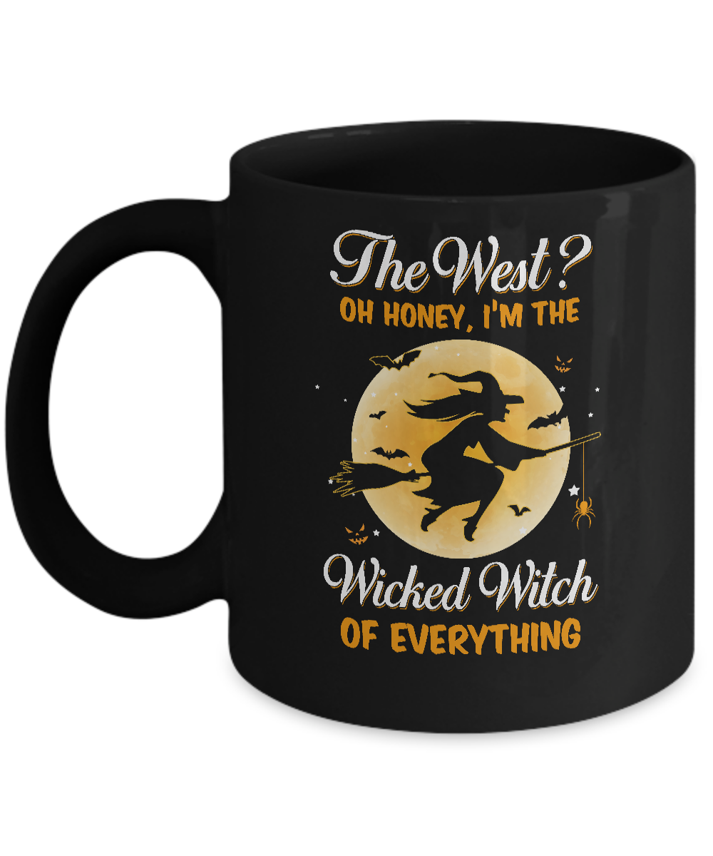 The West Oh Honey I'm The Wicked Witch Funny Halloween Mug Coffee Mug | Teecentury.com