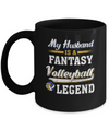 My Husband Is A Fantasy Volleyball Legend Mug Coffee Mug | Teecentury.com