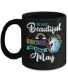 The Most Beautiful Unicorns Are Born In May Birthday Mug Coffee Mug | Teecentury.com