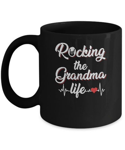 Rocking The Grandma Life Mothers Day Gifts Mug Coffee Mug | Teecentury.com