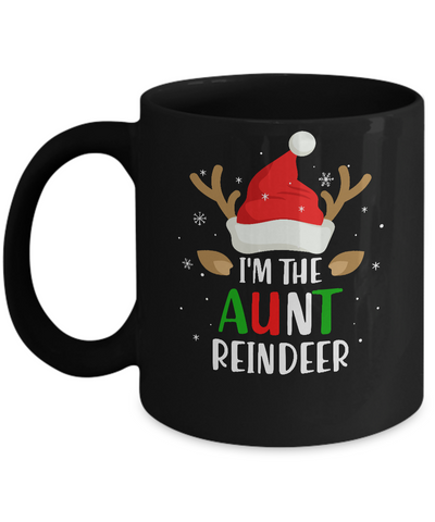 I'm The Aunt Reindeer Matching Family Christmas Mug Coffee Mug | Teecentury.com