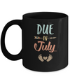 Due Date July 2022 Announcement Mommy Bump Pregnancy Mug Coffee Mug | Teecentury.com