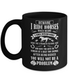 Horse Gifts Lovers Beware I Ride Horses Mug Coffee Mug | Teecentury.com