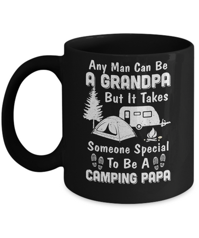 Camping Papa Grandpa Fathers Day Gift Mug Coffee Mug | Teecentury.com