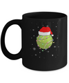 Santa Hat Tennis Christmas Gifts Mug Coffee Mug | Teecentury.com