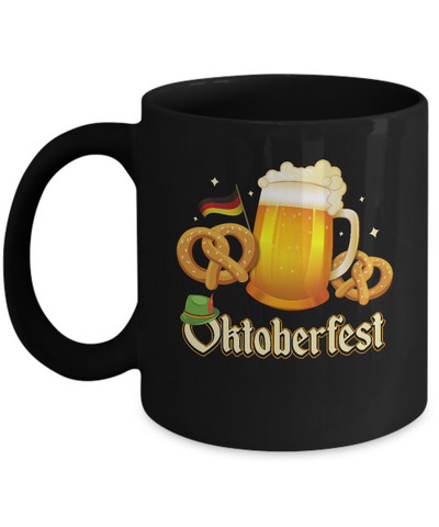 Oktoberfest Beer Pretzel Lederhosen Germany Mug Coffee Mug | Teecentury.com