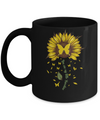 You Are My Little Sunshine Sunflower Butterfly Mug Coffee Mug | Teecentury.com