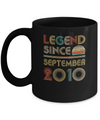 Legend Since September 2010 Vintage 12th Birthday Gifts Mug Coffee Mug | Teecentury.com