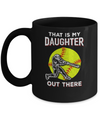 That's My Daughter Out There Softball Dad Mom Mug Coffee Mug | Teecentury.com