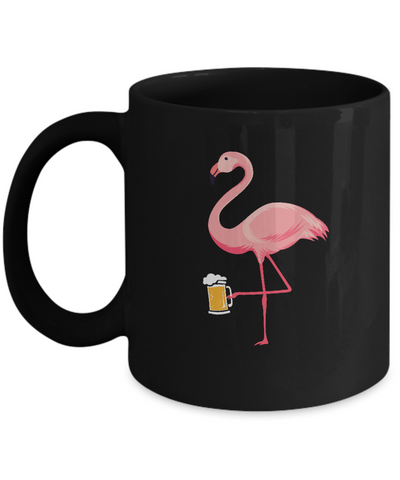 Beer Lover's Pink Flamingo Fun Party Beer Mug Coffee Mug | Teecentury.com