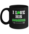 I Love His Shamrocks Funny Couple St Patricks Day Mug Coffee Mug | Teecentury.com