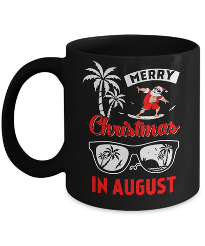 Merry Christmas In August Mug Coffee Mug | Teecentury.com