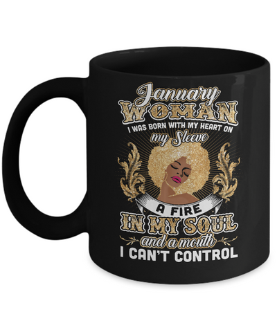 I'm A January Woman Funny Birthday Mug Coffee Mug | Teecentury.com