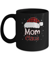 Santa Mom Claus Red Plaid Family Pajamas Christmas Gift Mug Coffee Mug | Teecentury.com