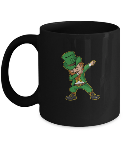 Dabbing St Patricks Day Leprechaun Mug Coffee Mug | Teecentury.com