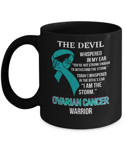 I Am The Storm Support Ovarian Cancer Warrior Gift Mug Coffee Mug | Teecentury.com