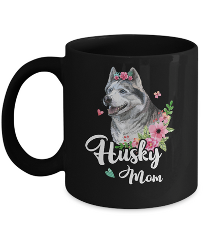 Husky Mom Funny Dog Mom Gift Idea Mug Coffee Mug | Teecentury.com