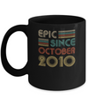 Epic Since October 2010 12th Birthday Gift 12 Yrs Old Mug Coffee Mug | Teecentury.com