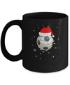 Santa Hat Soccer Christmas Gifts Mug Coffee Mug | Teecentury.com