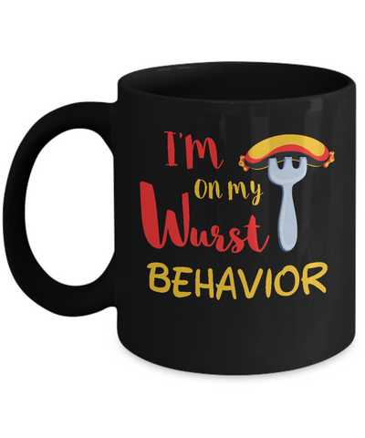 Wurst Behavior Oktoberfest German Mug Coffee Mug | Teecentury.com