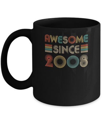 Awesome Since 2008 14th Birthday Gifts Mug Coffee Mug | Teecentury.com