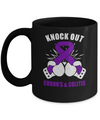 Boxing Knock Out Crohn's Colitis Awareness Support Mug Coffee Mug | Teecentury.com