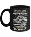 I Love More Than Being A Veteran Is Being A Poppy Mug Coffee Mug | Teecentury.com