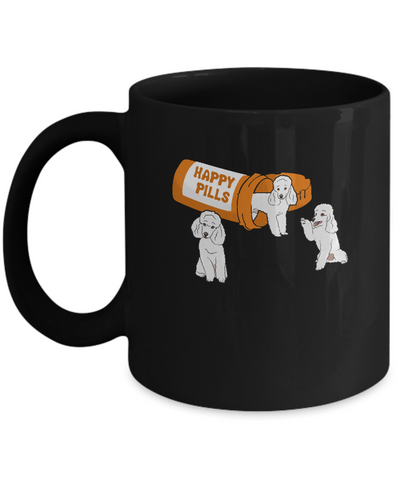 Poodles Happy Pills Mug Coffee Mug | Teecentury.com