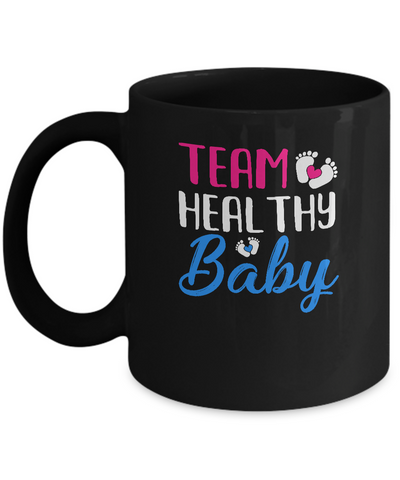 Gender Reveal Party Costume Team Healthy Baby Dad Mom Gift Mug Coffee Mug | Teecentury.com