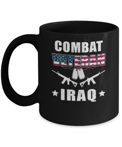 Combat Veteran Iraq Mug Coffee Mug | Teecentury.com