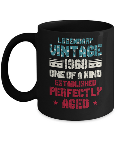 Legendary Vintage 1968 54th Years Old Birthday Gift Mug Coffee Mug | Teecentury.com