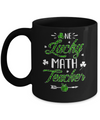 One Lucky Math Teacher St Patricks Day Irish Gift Mug Coffee Mug | Teecentury.com