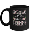 Funny Grandma Gifts Blessed To Be Called Grammy Mug Coffee Mug | Teecentury.com