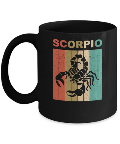 Vintage Scorpio Zodiac October November Birthday Gift Mug Coffee Mug | Teecentury.com