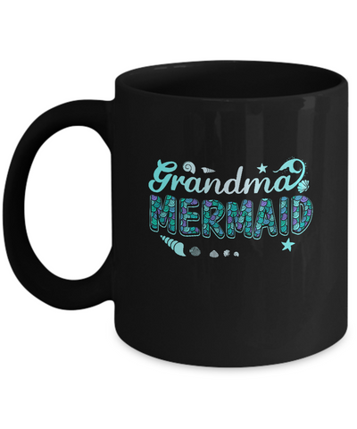 Grandma Mermaid Mug Coffee Mug | Teecentury.com