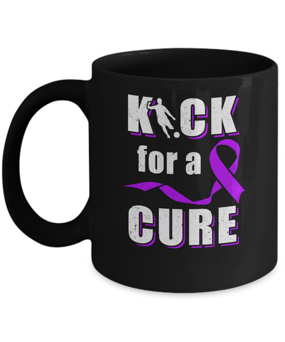 Kick For A Cure Soccer Alzheimers Pancreatic Lupus Awareness Mug Coffee Mug | Teecentury.com