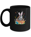 Siberian Husky Bunny Hat Rabbit Easter Eggs Mug Coffee Mug | Teecentury.com