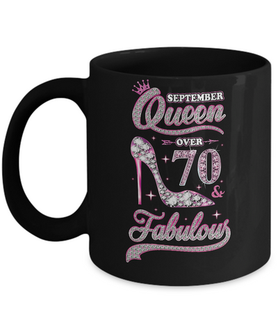 September Queen 70 And Fabulous 1952 70th Years Old Birthday Mug Coffee Mug | Teecentury.com