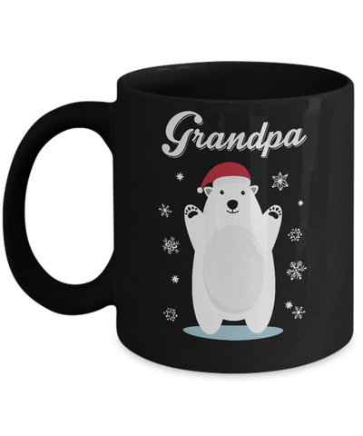 Grandpa Bear Christmas Santa Pajamas Mug Coffee Mug | Teecentury.com