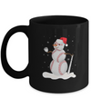 Christmas Baseball Snowman Christmas Mug Coffee Mug | Teecentury.com